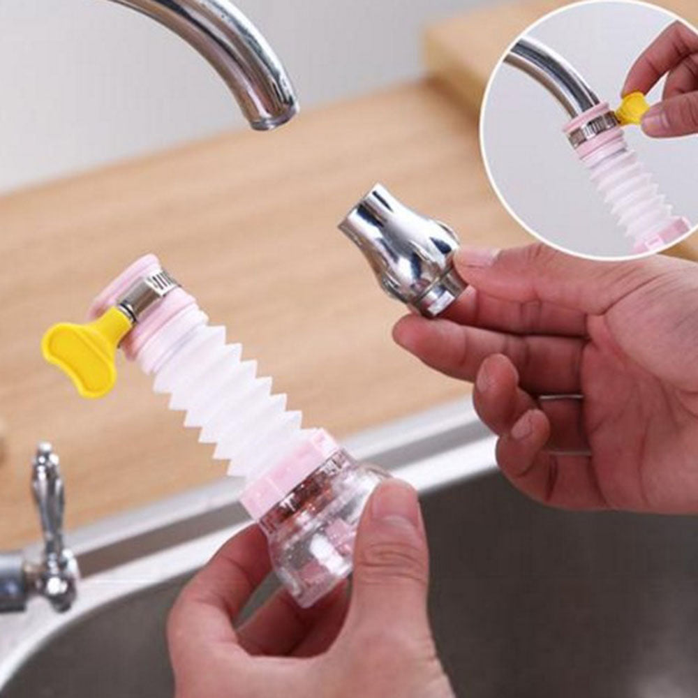 Fan Faucet Clip 360 Rotating Flexible Kitchen Faucet Water Filter