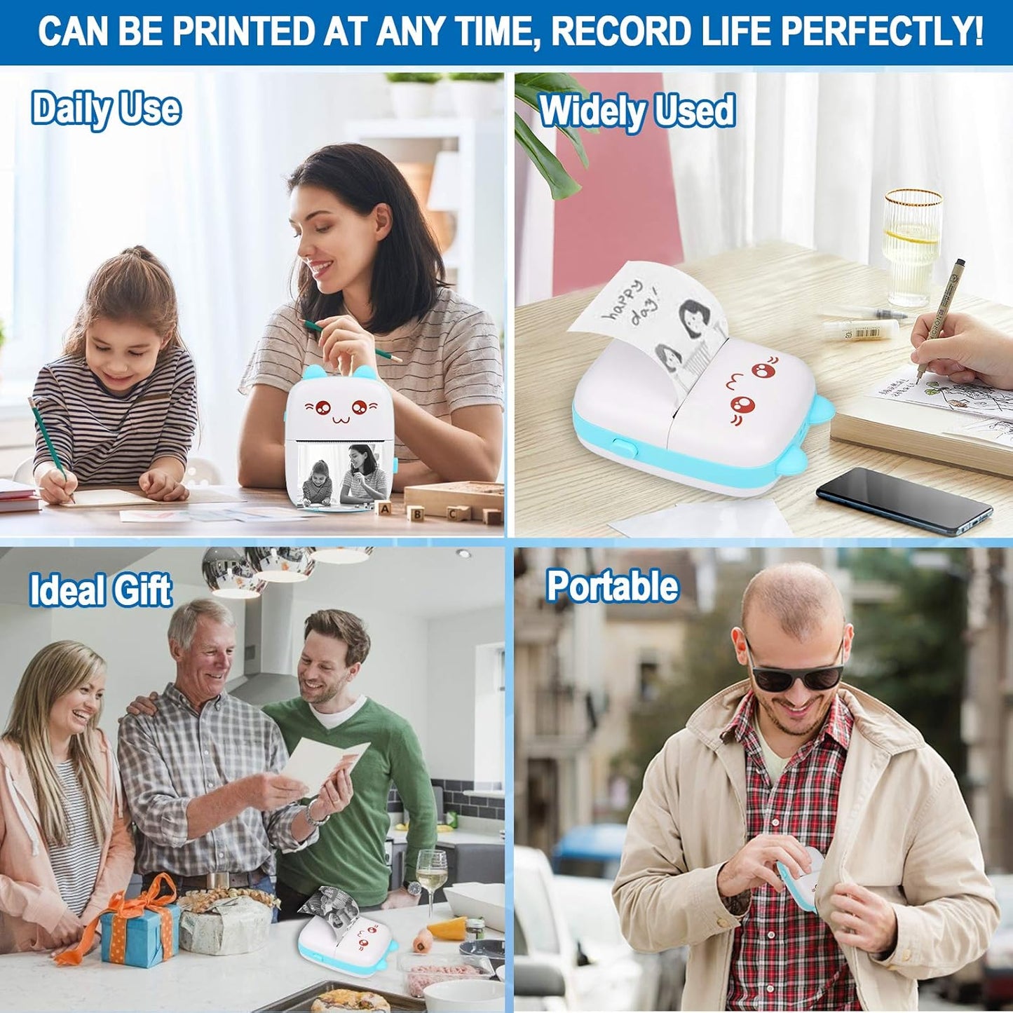 Wireless Mini Portable Thermal Pocket Printer