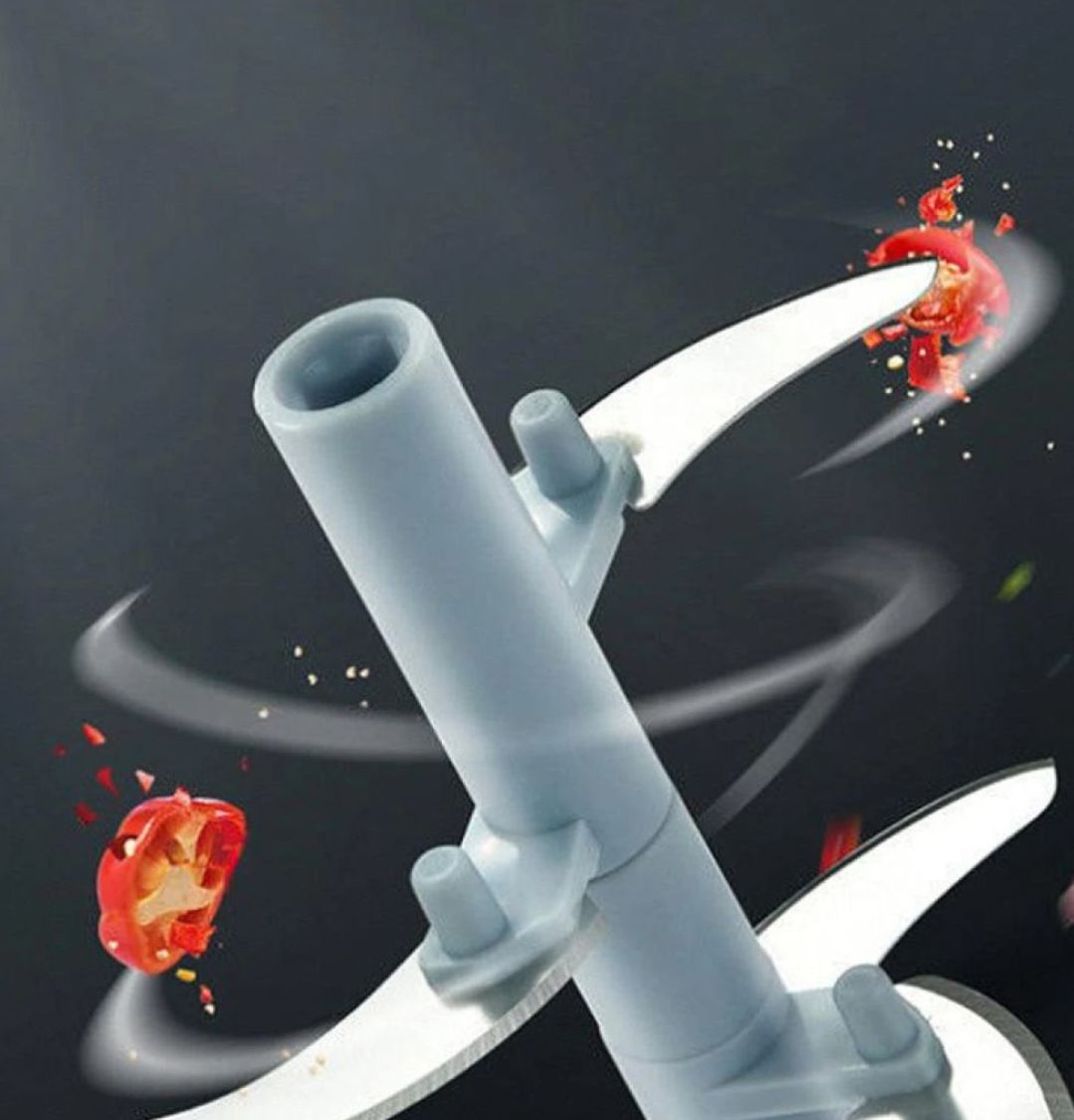 Manual Food Chopper with 5 Blades