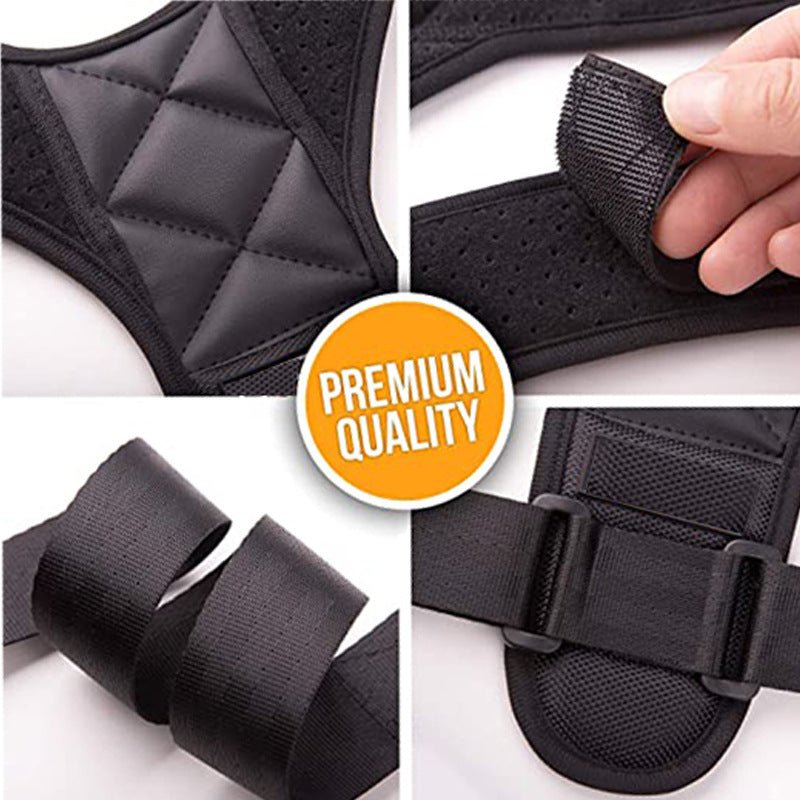 Adjustable Posture Corrector Belt – Back & Shoulder Support for Pain Relief & Better Posture