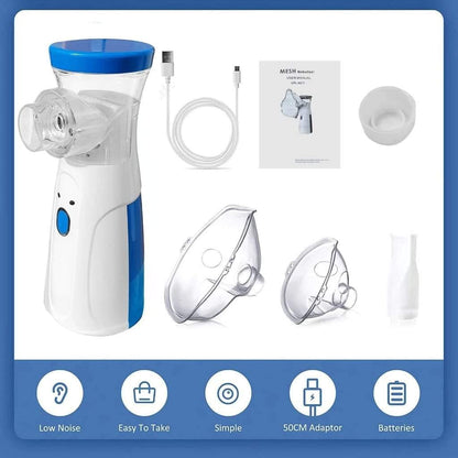 Medical Silent Mesh Nebulizer – Silent, Efficient &amp; Travel-Friendly
