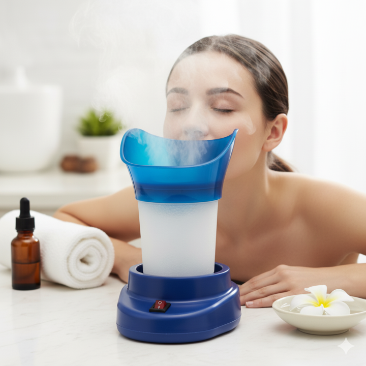 Shinon Face Steamer & Inhaler 2-in-1 | Steam Facial Machine Electric