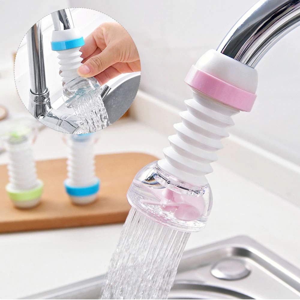 Fan Faucet Clip 360 Rotating Flexible Kitchen Faucet Water Filter