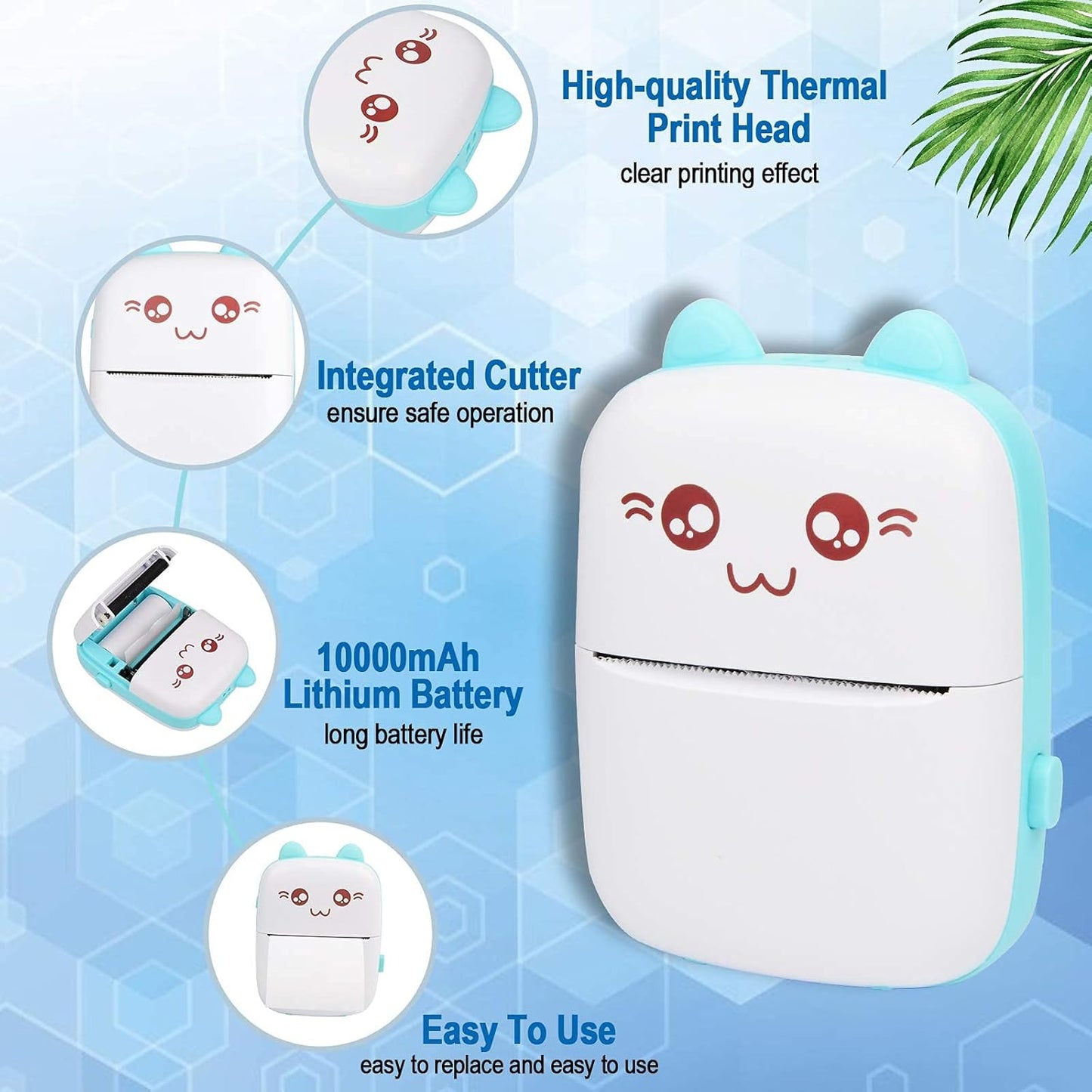 Wireless Mini Portable Thermal Pocket Printer
