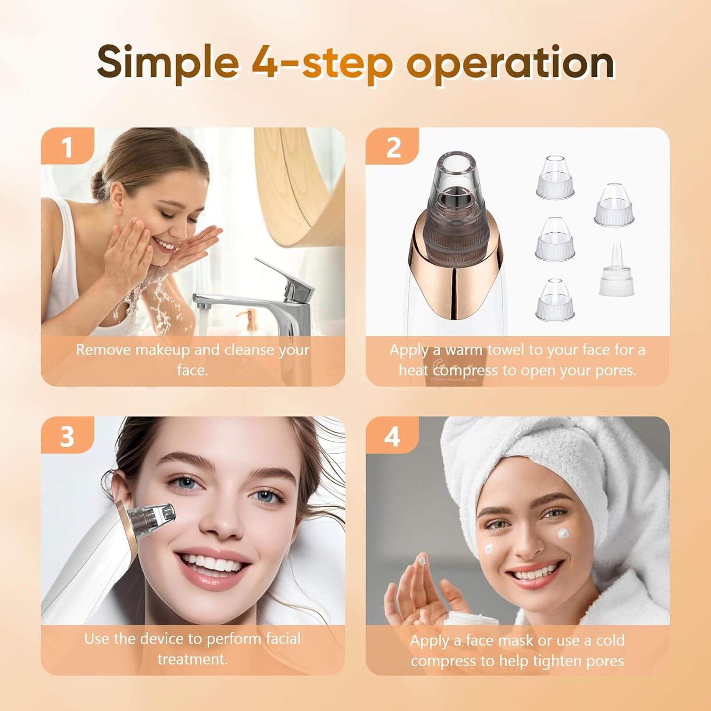 Electric Blackhead Remover & Pore Vacuum Cleaner