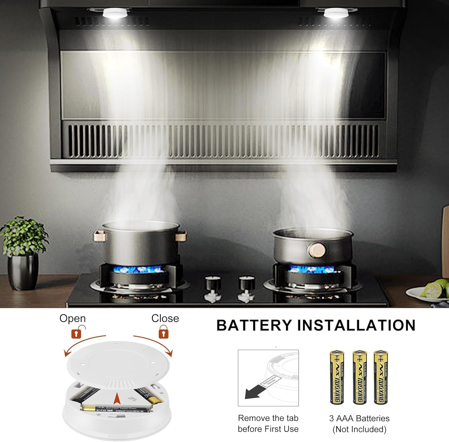LED Under Cabinet Light, Ideal for Kitchen Cabinets, Closets, Garage and More