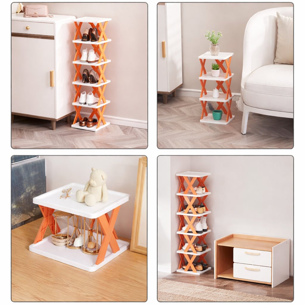 Shoe organizer 6 rack