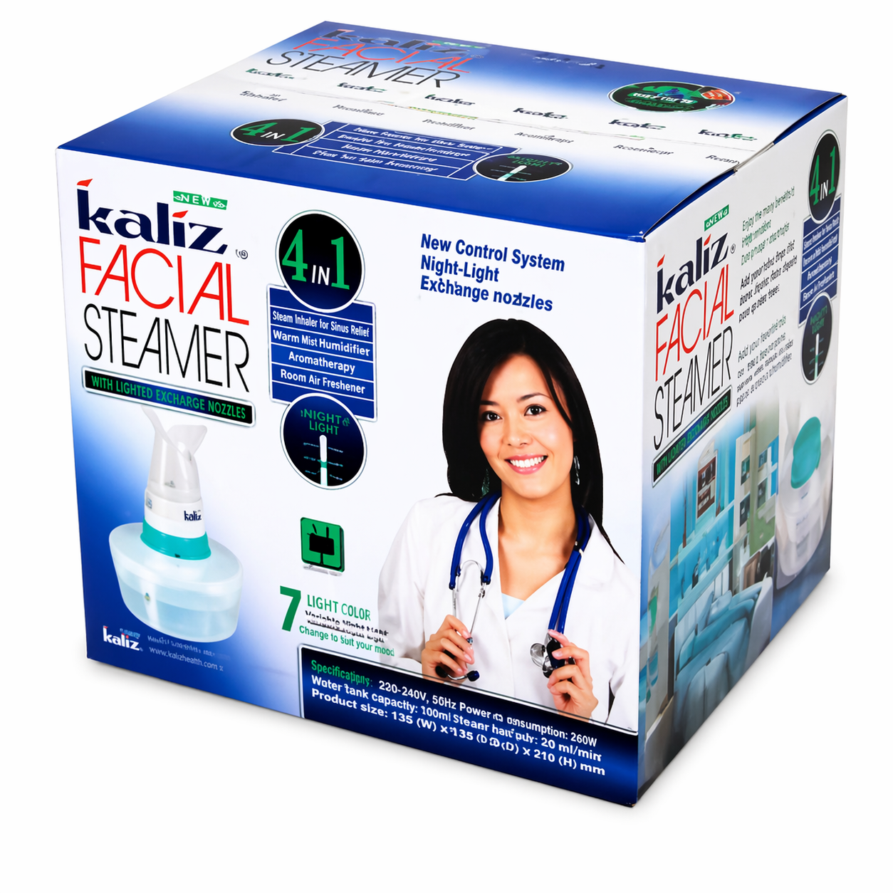 Kaliz 4-in-1 Professional Facial Steamer