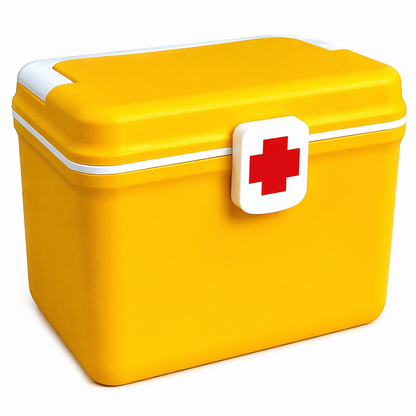 First Aid Medicine Storage Box Organizer