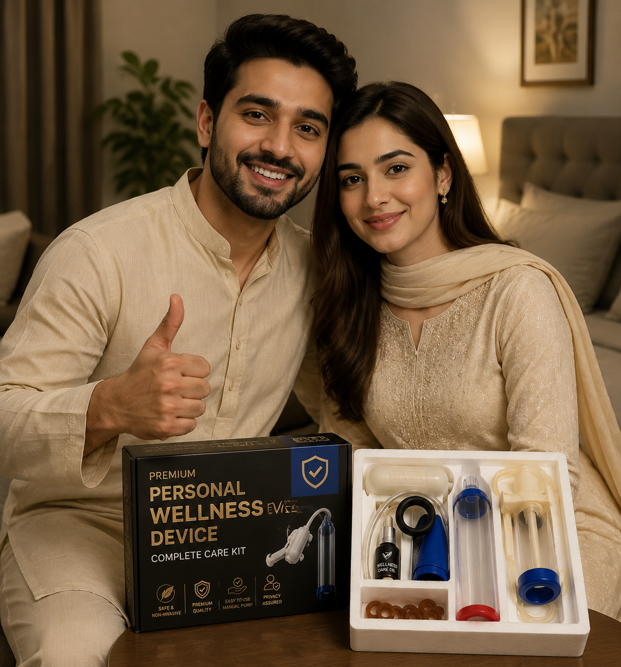 Premium Men’s Vacuum Wellness Pump + African Tiger Oil