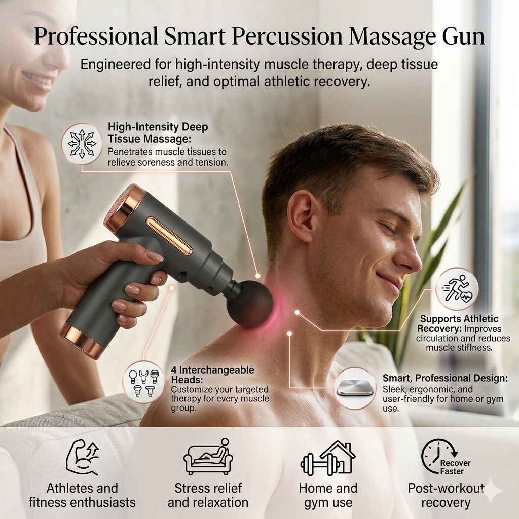Portable Deep Tissue Massager Gun