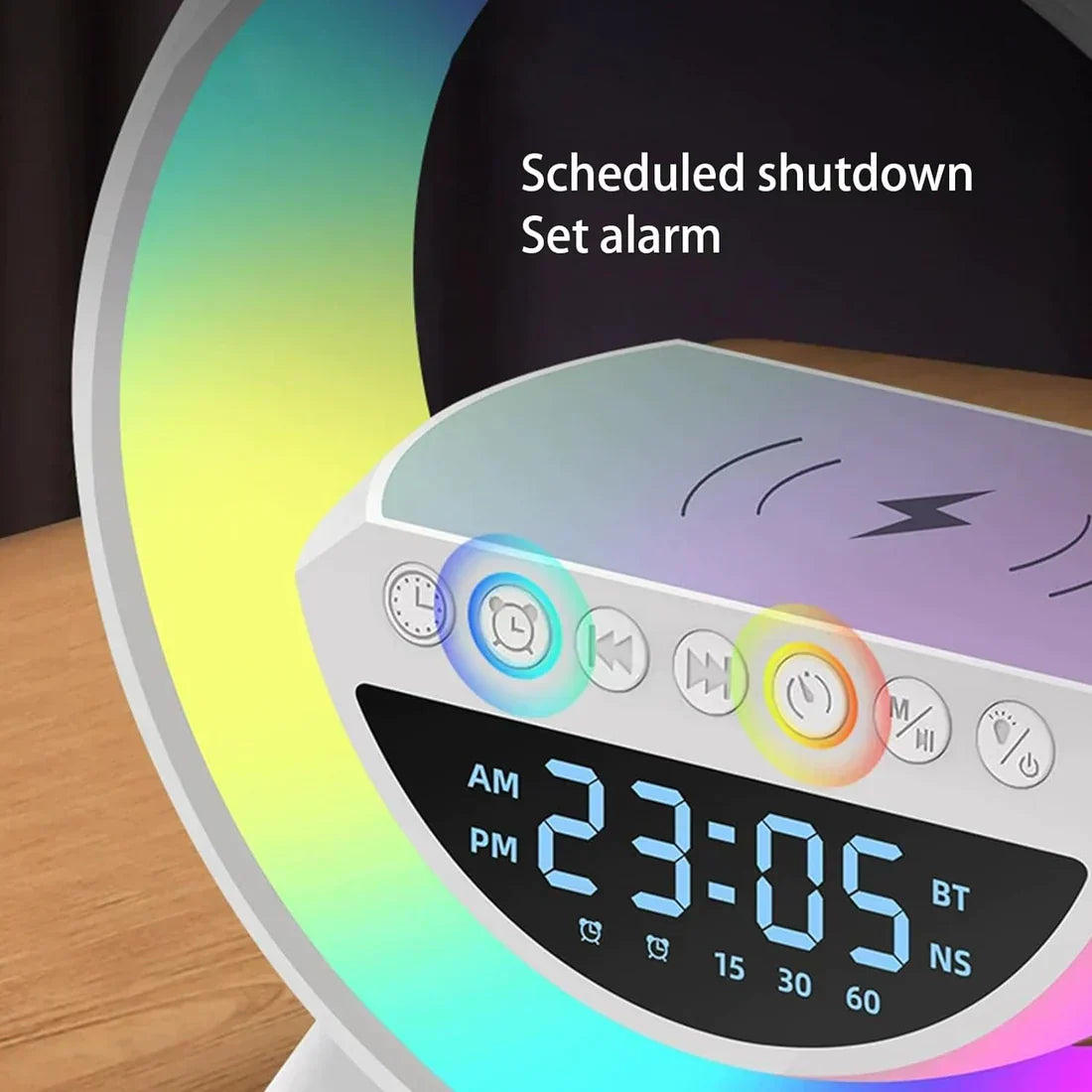 G Shape Bluetooth Speaker + Wireless Charger