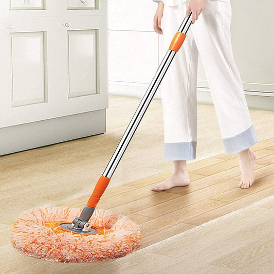 360° Rotating Microfiber Mop – Telescopic Handle for Home, Office & Car Cleaning