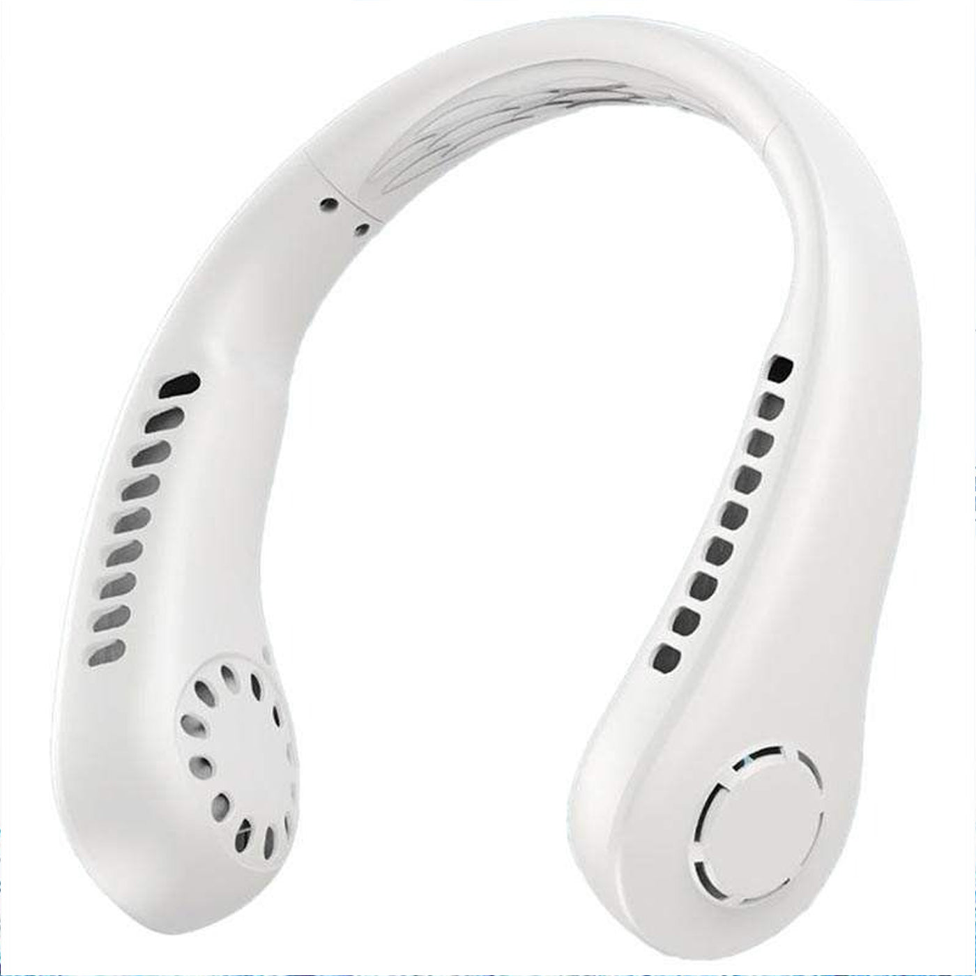 Portable Neck Fan, Hands-Free Bladeless Fan: 360° Cooling  - Rechargeable