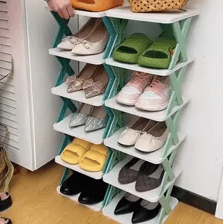Shoe organizer 6 rack